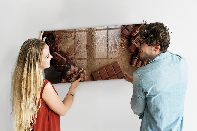 Magnetic board for wall Chocolate bars