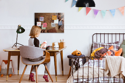 Magnetic board for wall Chocolate bars