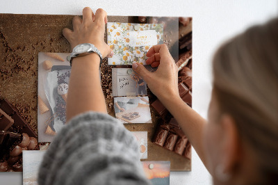 Magnetic board for wall Chocolate bars