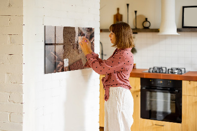 Magnetic board for wall Chocolate bars