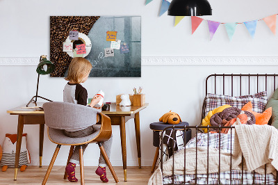 Magnetic board for wall Cup of coffee