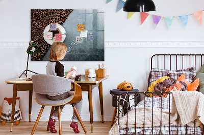 Magnetic board for wall Cup of coffee