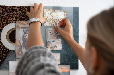 Magnetic board for wall Cup of coffee