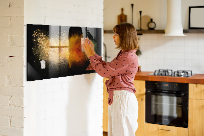 Magnetic board for wall Scattered spices