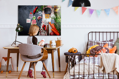 Magnetic board for wall Vegetables