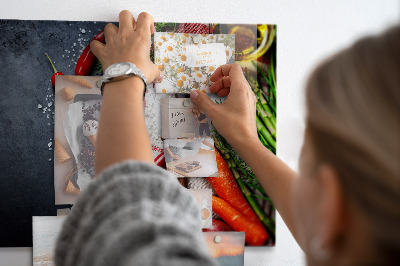 Magnetic board for wall Vegetables