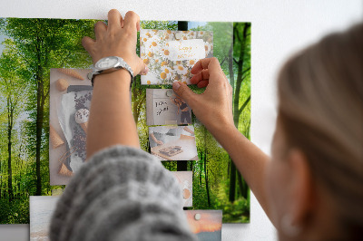 Magnetic photo board Forest