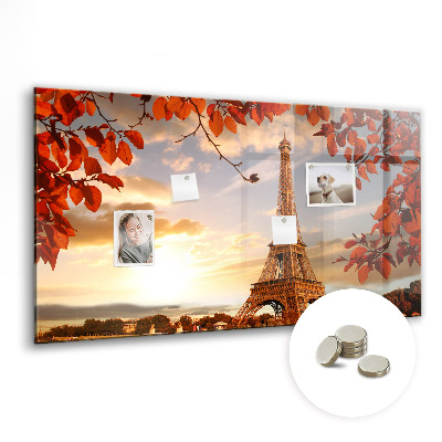 Magnetic memo board Eiffel Tower