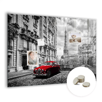 Magnetic office board Old car city