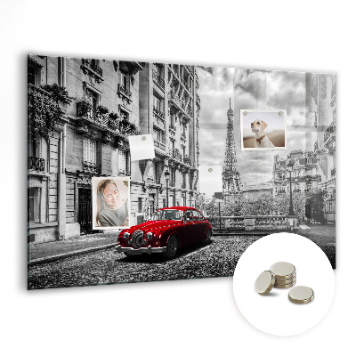 Magnetic office board Old car city