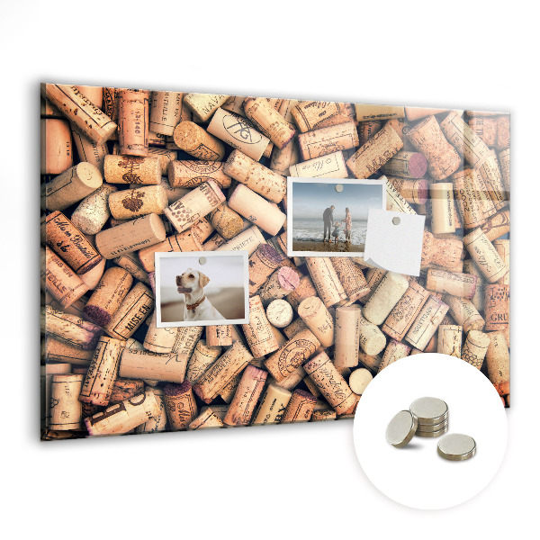 Magnetic wall board Wine traffic jams