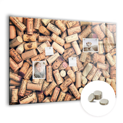 Magnetic wall board Wine traffic jams