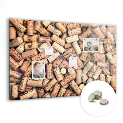 Magnetic wall board Wine traffic jams