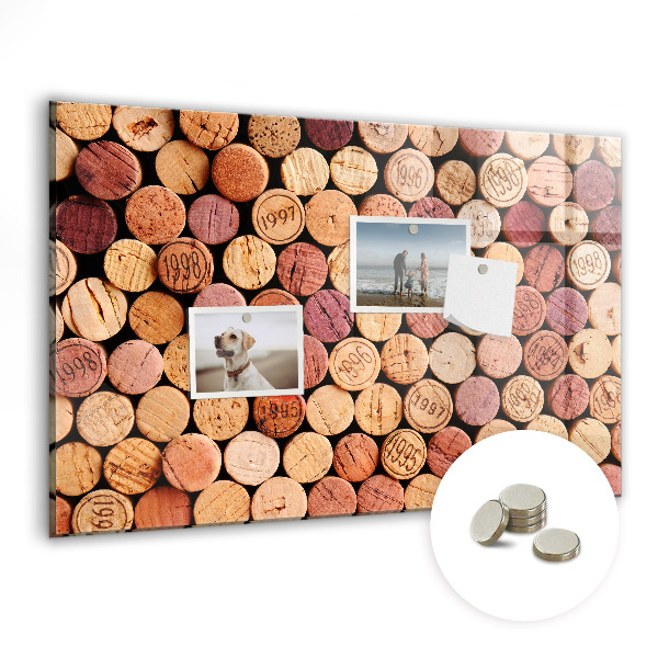 Magnetic wall board Wine traffic jams