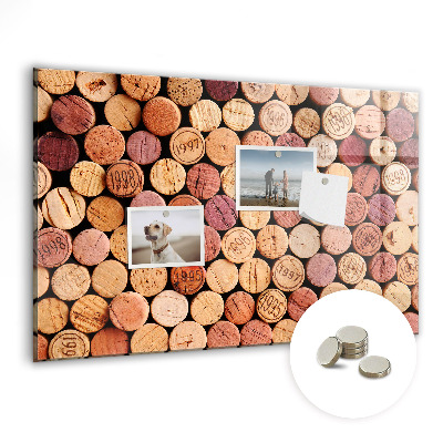 Magnetic wall board Wine traffic jams