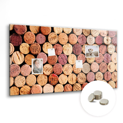 Magnetic wall board Wine traffic jams