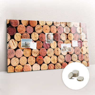 Magnetic wall board Wine traffic jams