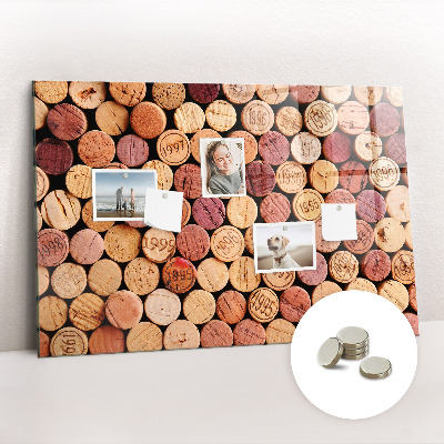 Magnetic wall board Wine traffic jams