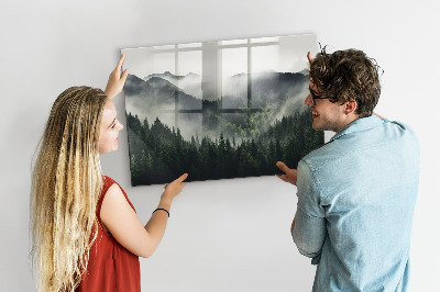 Magnetic photo board Forest landscape