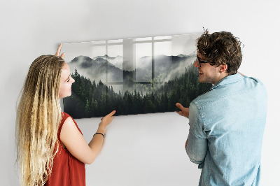 Magnetic photo board Forest landscape