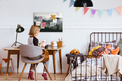 Magnetic photo board Forest landscape