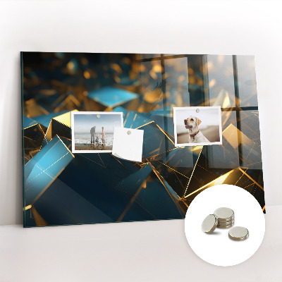 Magnetic glass board Decorative abstraction
