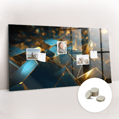 Magnetic glass board Decorative abstraction