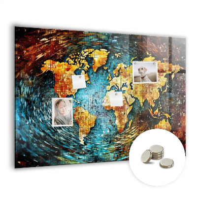 Decorative magnetic board The world of chaos
