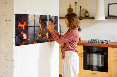 Magnetic photo board Lava volcano