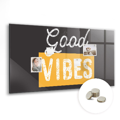 Decorative magnetic board Motivational quote