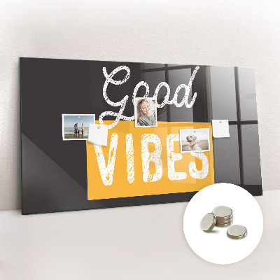 Decorative magnetic board Motivational quote