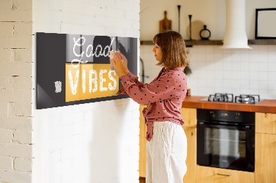 Decorative magnetic board Motivational quote