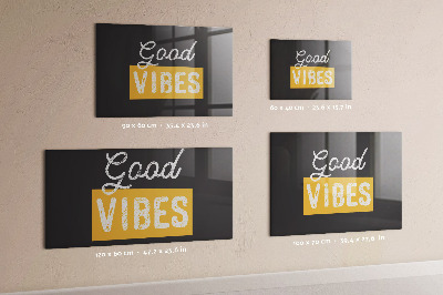 Decorative magnetic board Motivational quote