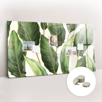 Magnetic board Palm leaves