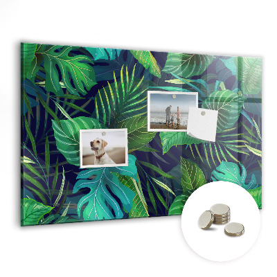 Magnetic board Exotic leaves