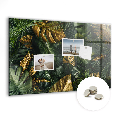 Magnetic board Jungle leaves