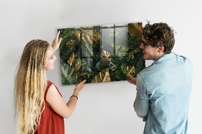 Magnetic board Jungle leaves