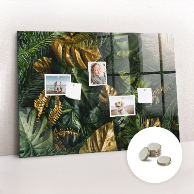 Magnetic board Jungle leaves