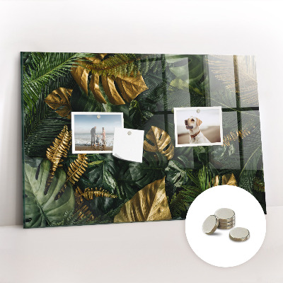 Magnetic board Jungle leaves