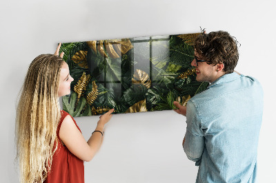 Magnetic board Jungle leaves