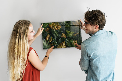 Magnetic board Jungle leaves