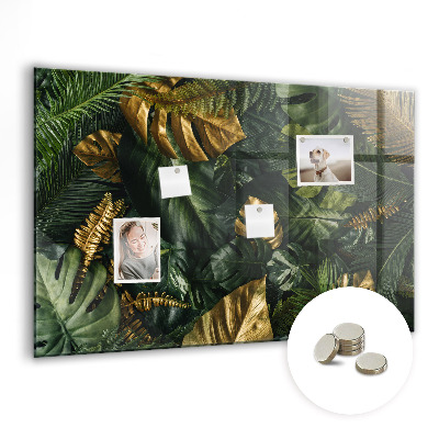 Magnetic board Jungle leaves