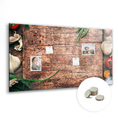 Magnetic wall board Cooking board