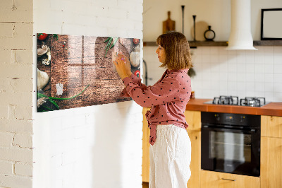 Magnetic wall board Cooking board