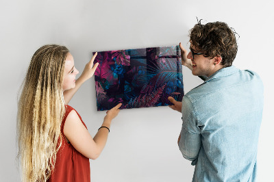 Magnetic board Exotic flowers