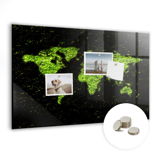 Decorative magnetic board Map of Saint