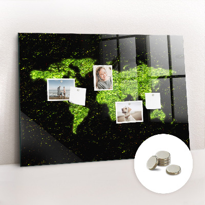 Decorative magnetic board Map of Saint