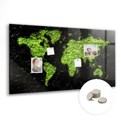 Decorative magnetic board Map of Saint