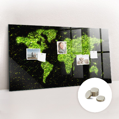 Decorative magnetic board Map of Saint