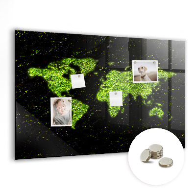 Decorative magnetic board Map of Saint